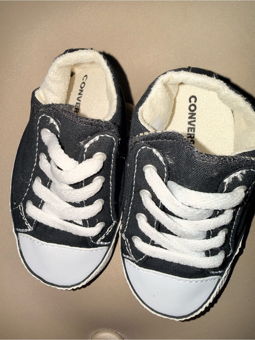 Converse Kids Black and White Canvas Sneakers